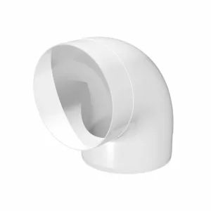 Cot din PVC pentru tubulatură Ø75 mm, unghi 90° cu etansare