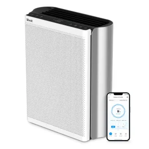 Levoit - EverestAir, Purificator de aer Smart, Wi-Fi, Filtru True HEPA, Carbon Activ, Acoperire până la 100 m², Flux Multidirecțional, Mod Auto, Compatibil Alexa & Google Home, Touch Scree