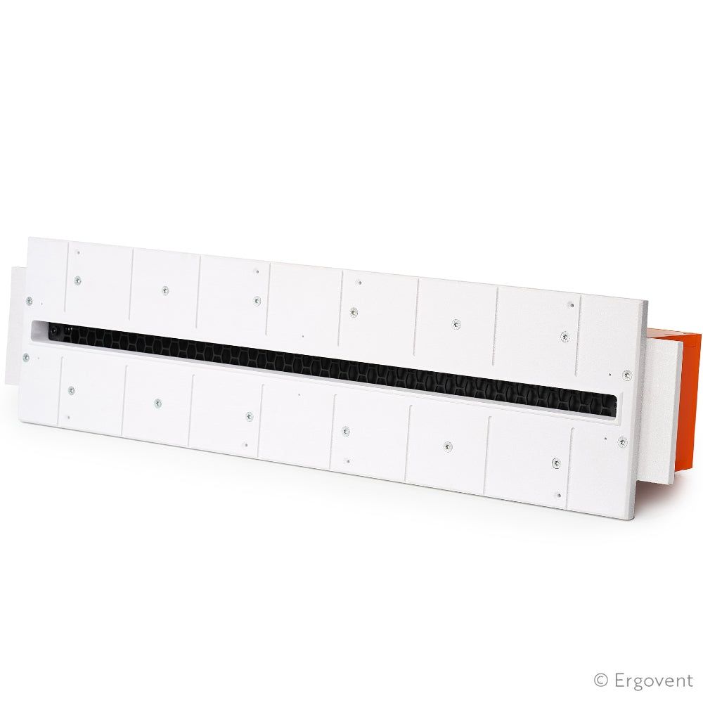 Ergovent - LINEO 600 vertical, Grilă de ventilație încastrată în rigips, 75mm