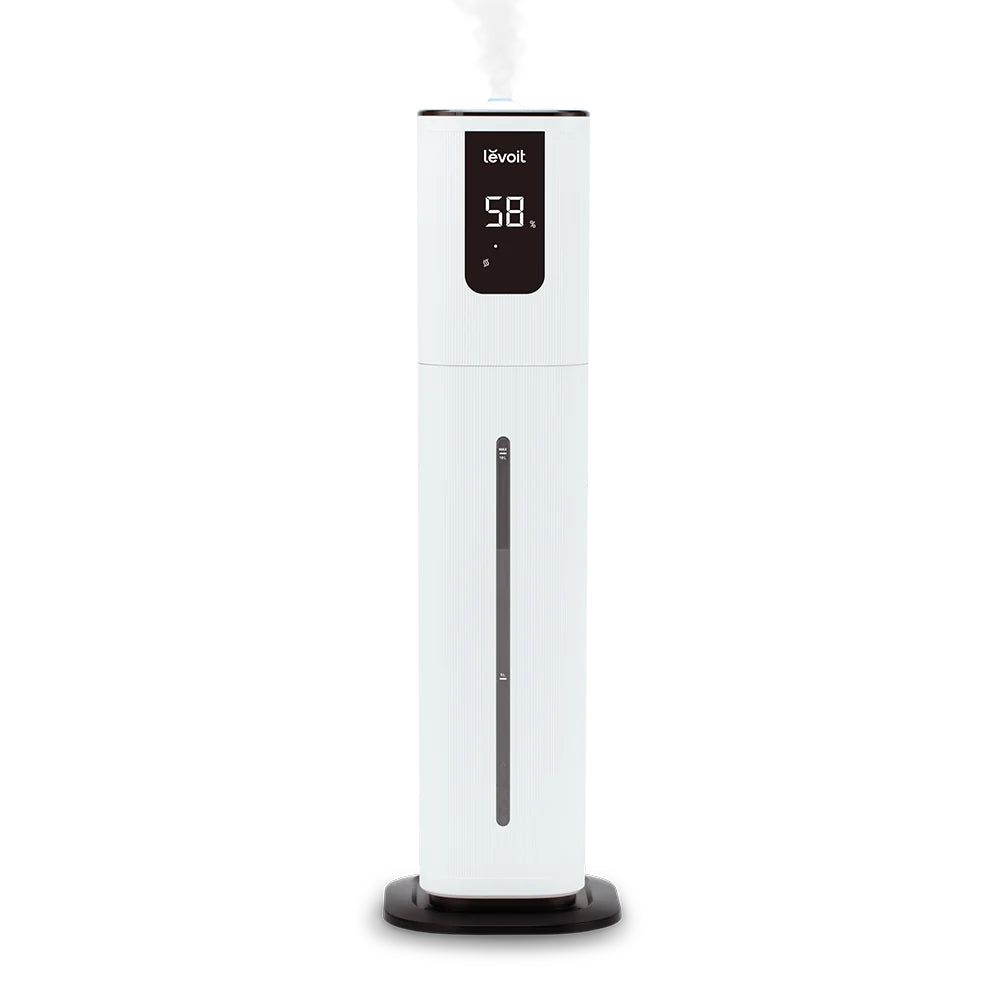 Levoit - OasisMist 1000S, Umidificator, Smart, Ultrasonic Cool Mist Tower, Autonomie 100 ore, Control Voce , Telecomanda, Rezervor 10 L