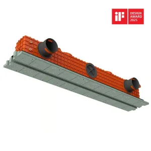 Ergovent - PRO PUZZLE 1050, Grilă de ventilație încastrată în rigips, diametru conexiune 75 mm