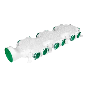 Awenta - Cutie de distributie cu racord lateral Ø160, 14xØ75