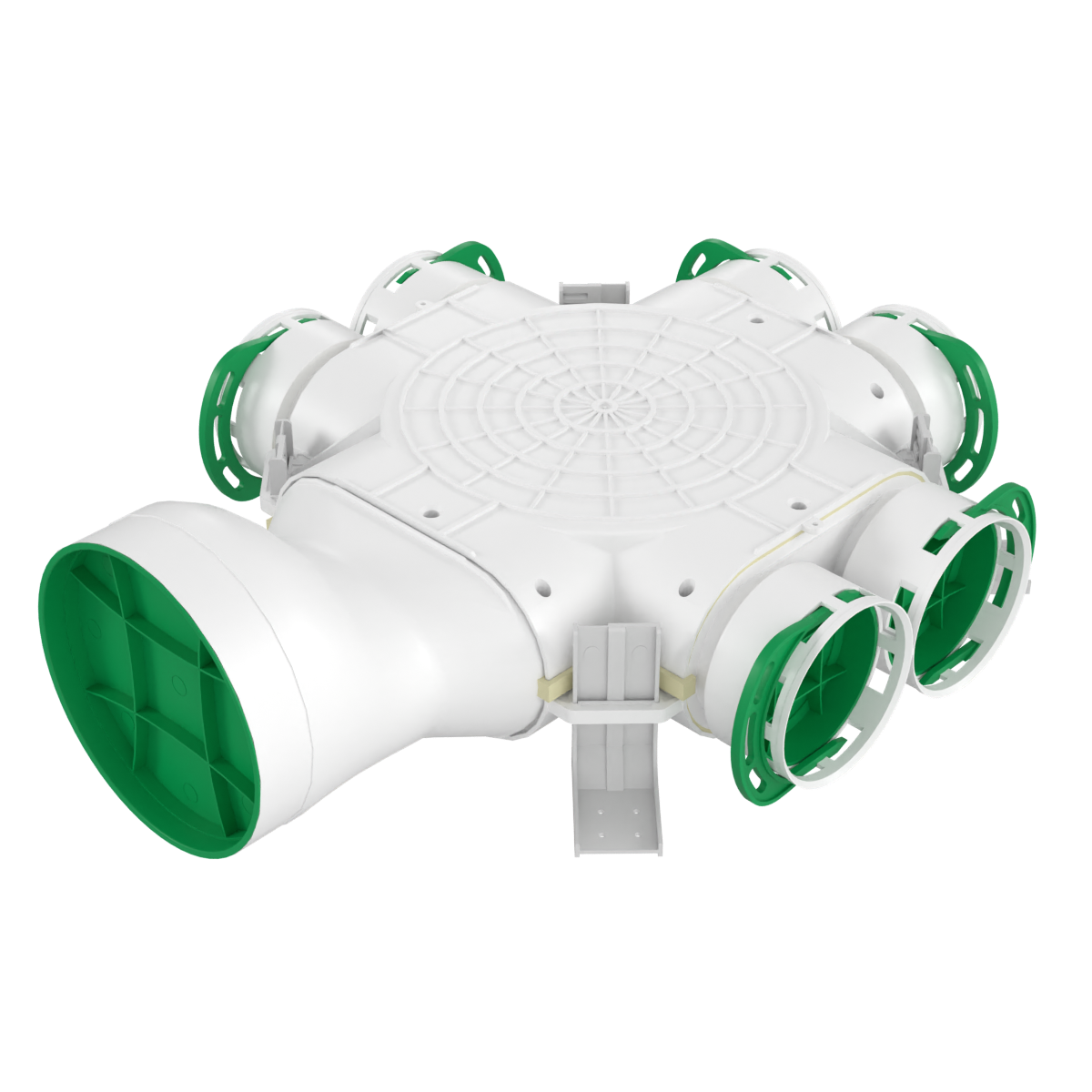 Awenta - Cutie distributie racord lateral, VCB160-6/90, Ø160-6x90