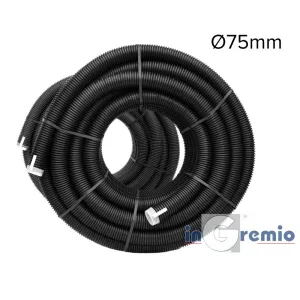 InGremio - Tubulatură flexibilă, BlackFlex Spectra-200, HDPE, Ø75mm (1 colac = 50 ml)