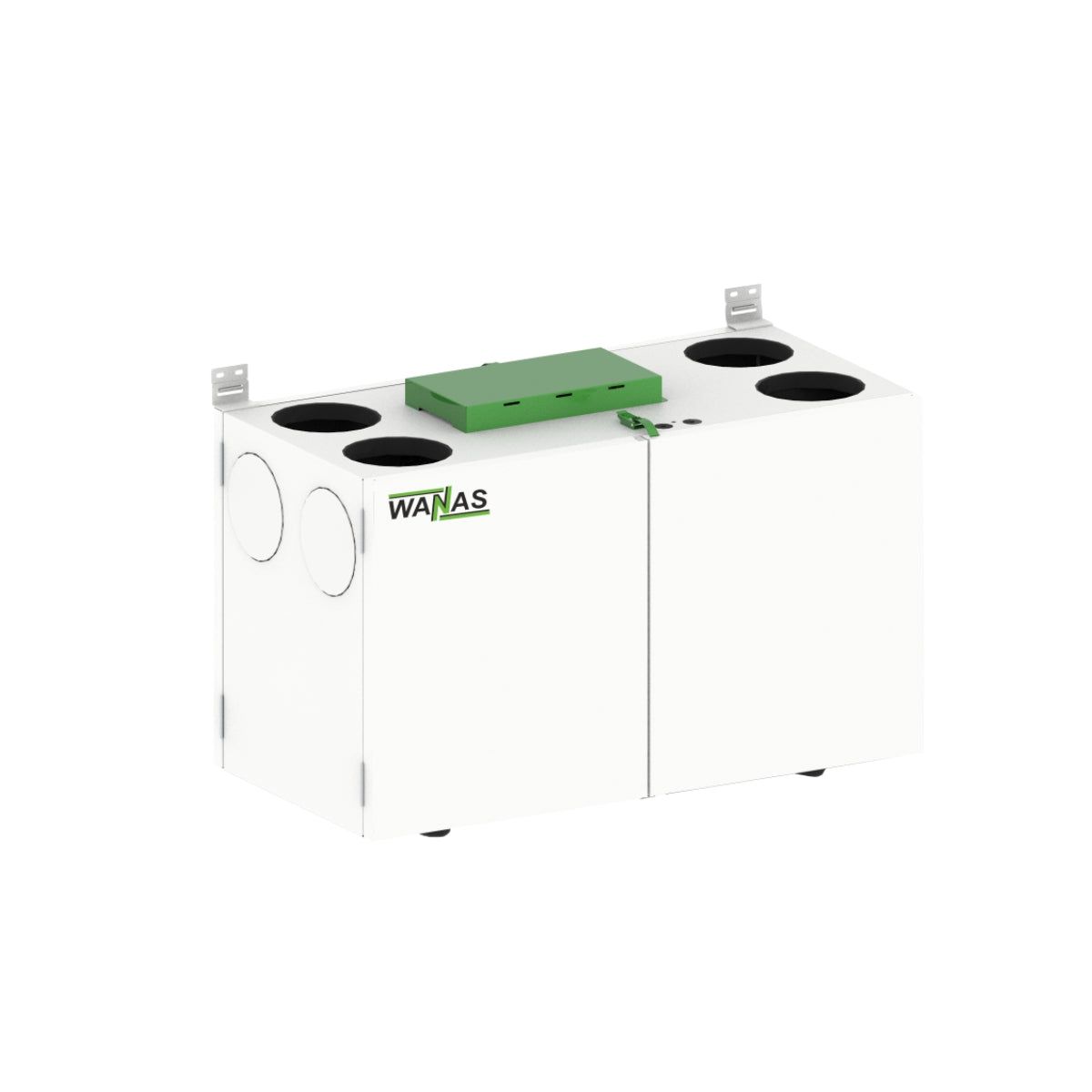 Wanas - Centrală de Ventilație cu recuperare de căldură Combo 430 V&H Light, Smart preheater, Ventilație și Umidificare