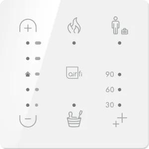 Airfi SENTO - Panou de control, 5 viteze, acasa-plecat, sauna, semineu